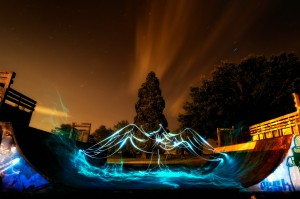 skateboard light exposure