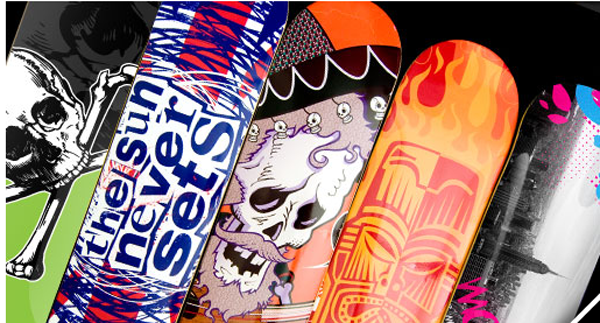 skateboard deck graphics