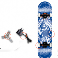 led skateboard