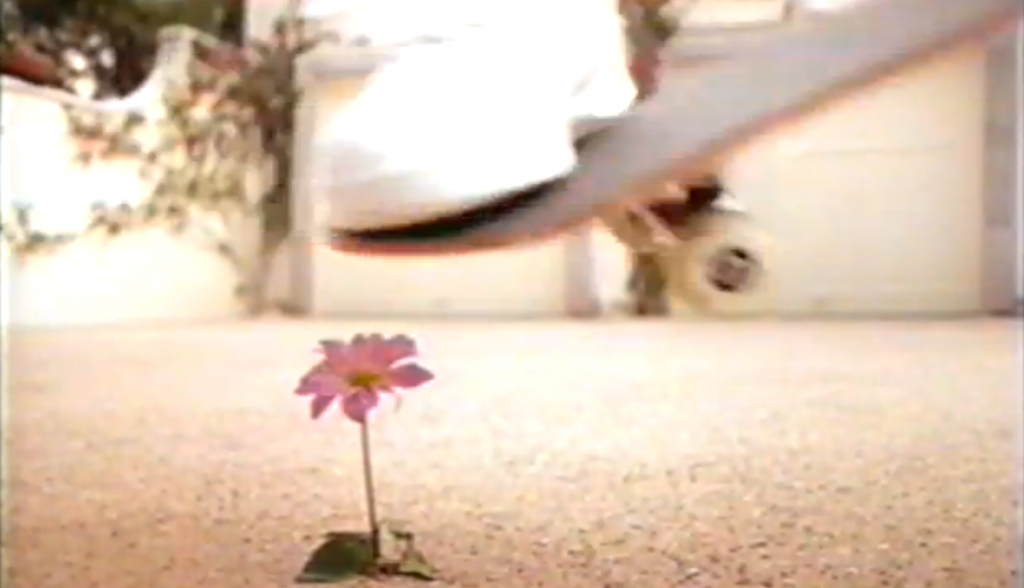 Rob Zombie showing Jamie Foxx How to Ollie (1998 video )