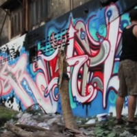 skateboarding and graffiti