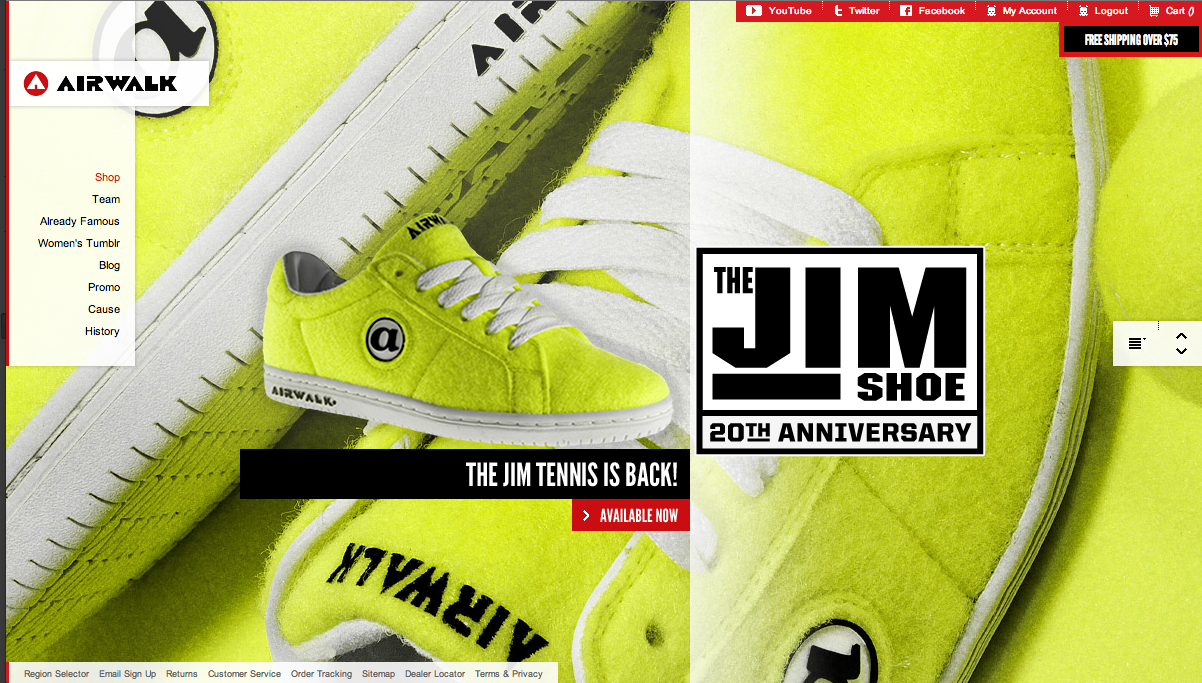 Airwalk Jim Shoe Re-Release 2014 